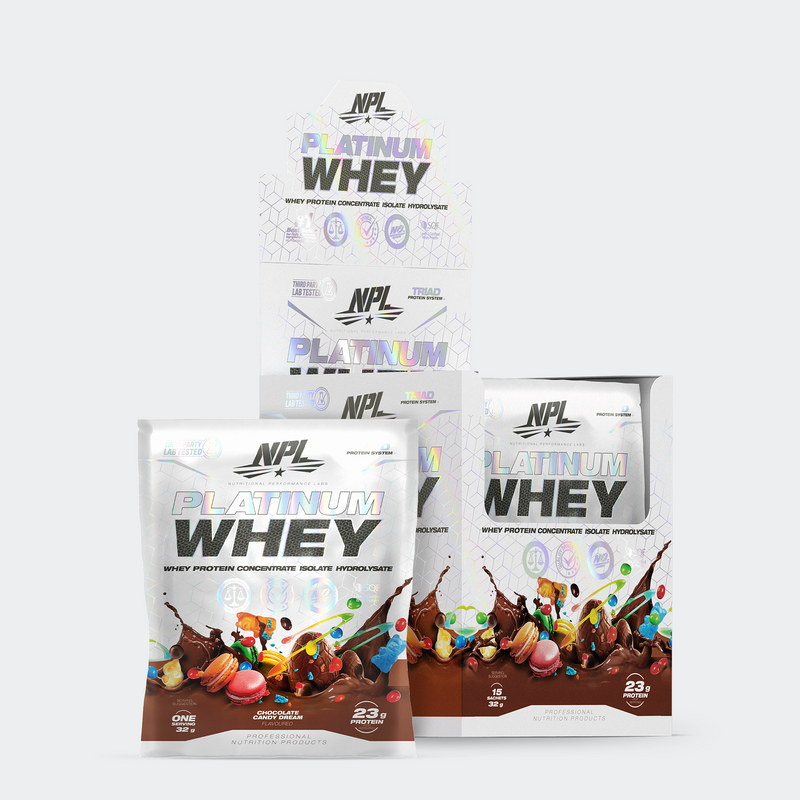 Platinum Whey Sachet Box