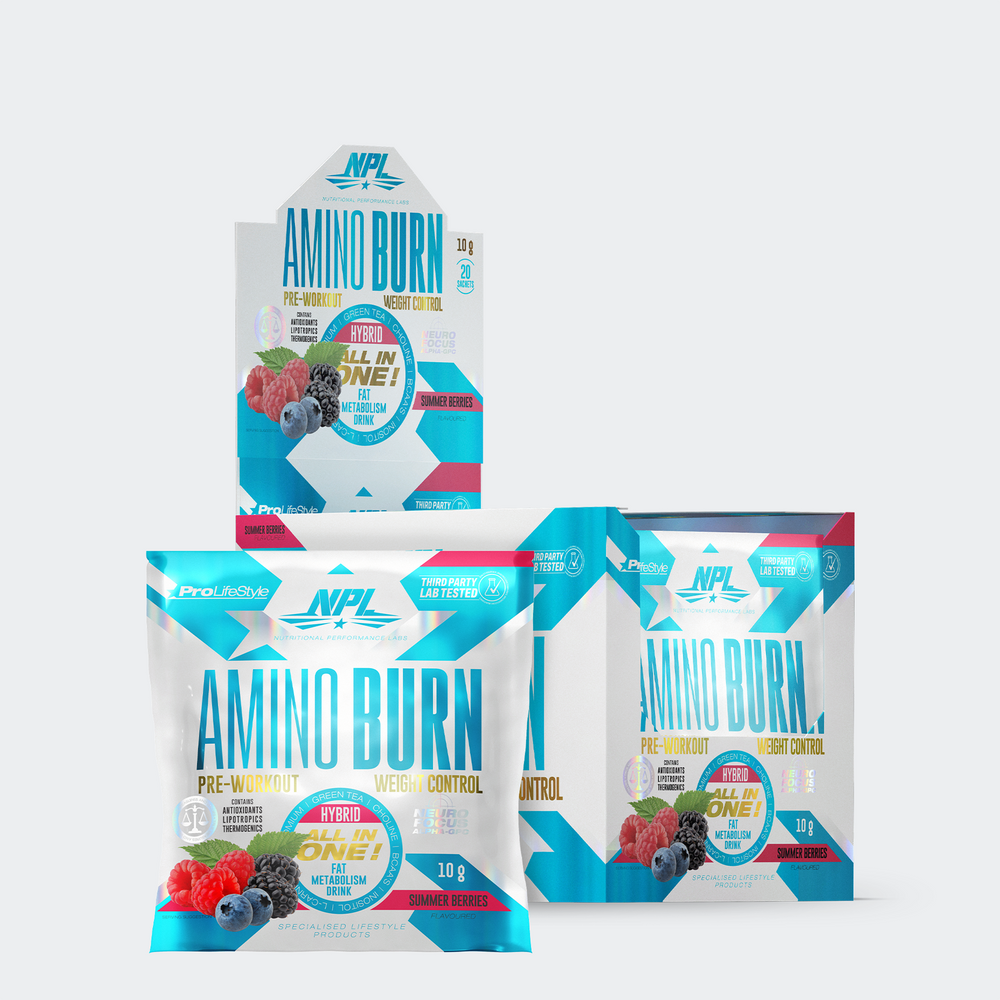 Amino Burn Sachet Box