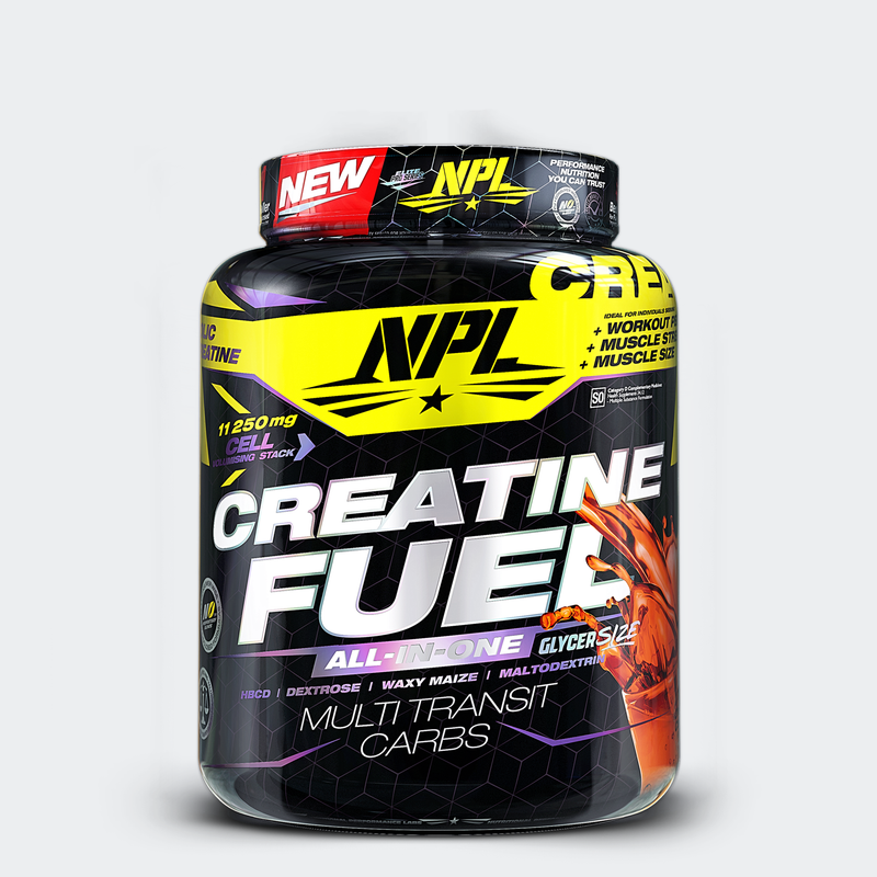 NPL Creatine Fuel with all in one multi transit carbs and BCAAs